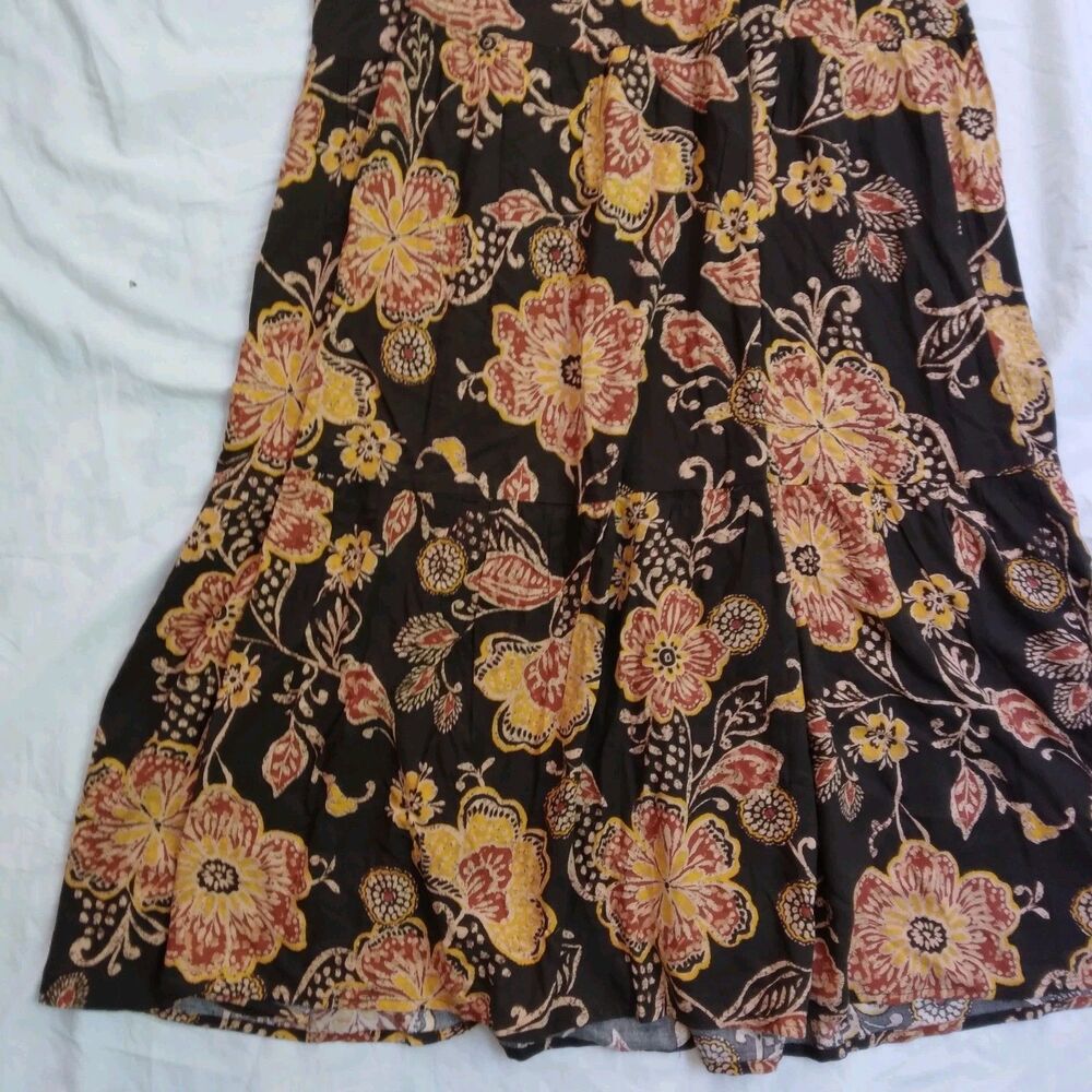 Patrons of Peace Thalia Floral Maxi Dress Boho Festival Cottage Core Festival M - Picture 14 of 14
